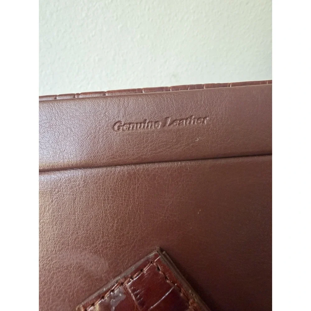Vintage Embossed Genuine Leather Photo Frame